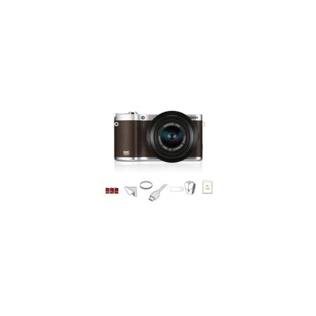 Samsung NX300 Mirrorless Dig.Camera/20-50mm F/3.5-5.6 EDII Lens,Brown, BUNDLE A