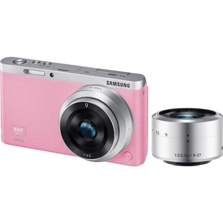 Samsung NX Mini Mirrorless Digital Camera w/9mm/9-27mm Lenses