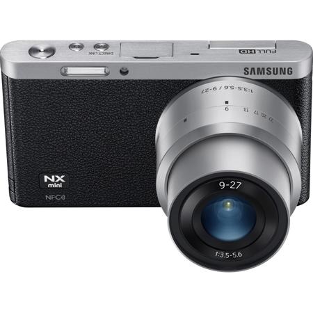 Samsung NX mini Mirrorless Digital Camera with 9-27mm Lens and Flash- Black