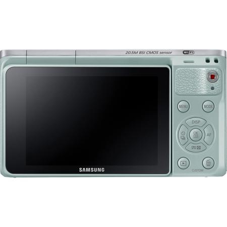 Samsung NX mini Mirrorless Digital Camera with 9-27mm Lens and Flash- Green
