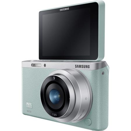 Samsung NX mini Mirrorless Digital Camera with 9mm Lens, Mint Green