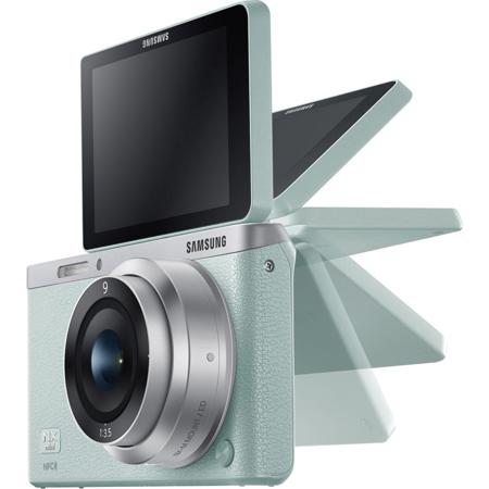 Samsung NX mini Mirrorless Digital Camera with 9mm Lens, Mint Green