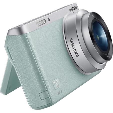 Samsung NX mini Mirrorless Digital Camera with 9mm Lens, Mint Green