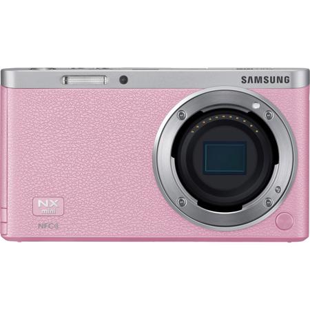 Samsung NX mini Mirrorless Digital Camera with 9mm Lens- Pink