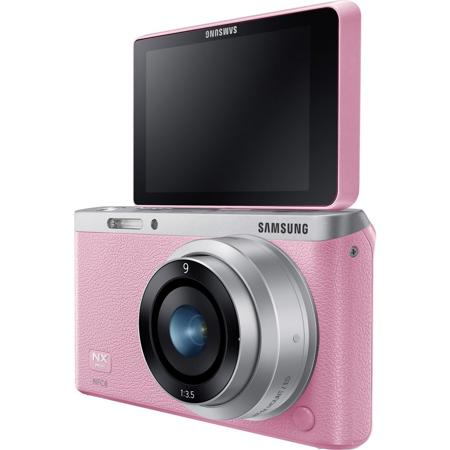 Samsung NX mini Mirrorless Digital Camera with 9mm Lens- Pink