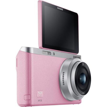 Samsung NX mini Mirrorless Digital Camera with 9mm Lens- Pink