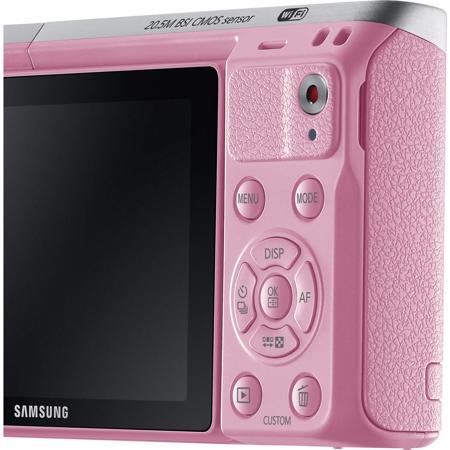 Samsung NX mini Mirrorless Digital Camera with 9mm Lens- Pink
