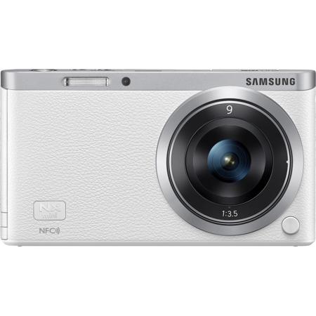 Samsung NX mini Mirrorless Digital Camera with 9mm Lens- White