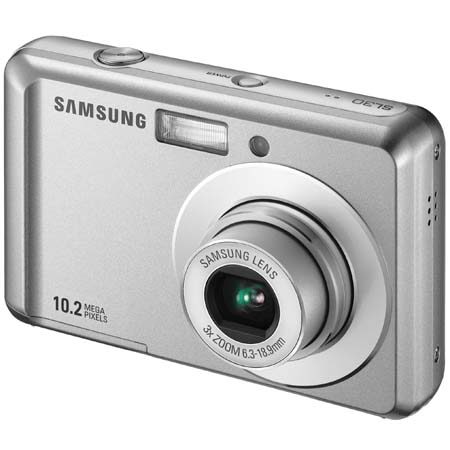 Samsung SL Ser SL30 Digital P/S Camera, 10.2MP, Silver