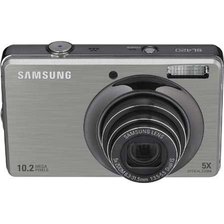 Samsung SL Series SL420 10.2MP Digital P/S Camera,Silvr