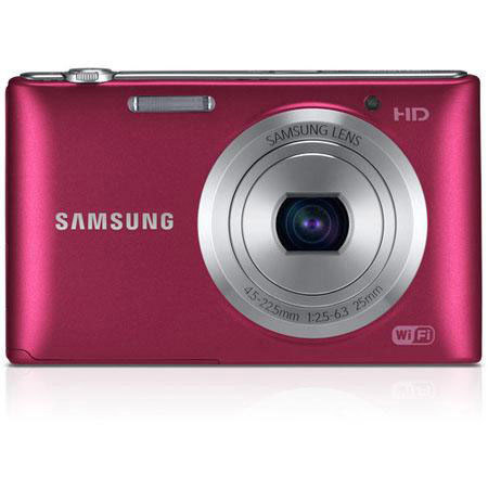 Samsung ST150F Smart Digital Camera, Red, with Accessory BUNDLE "A"
