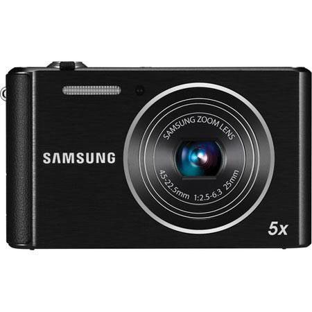 Samsung ST76 16 Megapixels Digital Camera, Black - Bundle