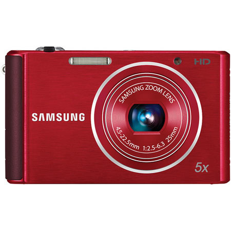 Samsung ST76 Digital Camera, Red