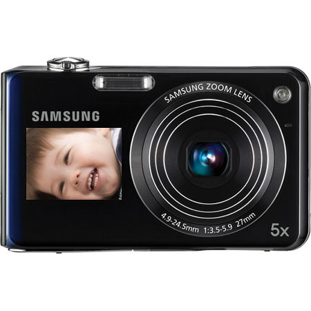 Samsung DualView TL210 12.2MP 27mm Lens Camera, Blue