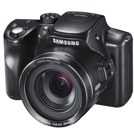 Samsung WB2100 Camera, Black, Bundle w/Camera Case, 16GB Card, Microfiber Cloth