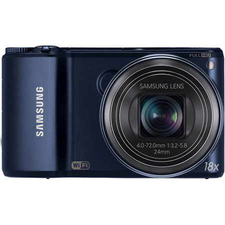 Samsung WB250F Smart Digital Camera, Cobalt Black - Bundle with Accessories