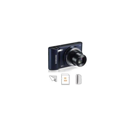 Samsung WB30F Smart Camera, Black, Bundle w/Case, 8GB Card, Microfiber Cloth