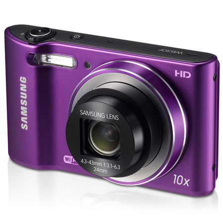 Samsung WB30F Smart Digital Camera, Plum