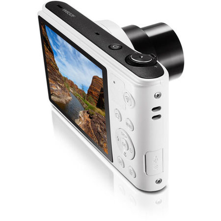 Samsung WB30F Smart Digital Camera, White