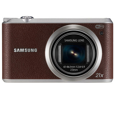 Samsung Smart WB350F Digital Camera, Brown