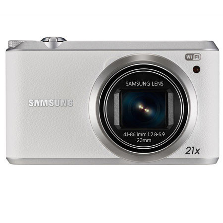Samsung Smart WB350F Digital Camera, White