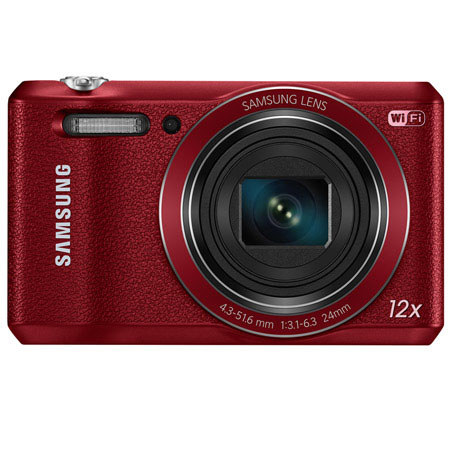 Samsung WB35F Smart Digital Camera, Red