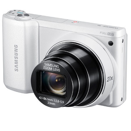 Samsung WB800F Smart Digital Camera, White