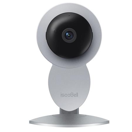IseeBell Home Camera, 1080p WiFi Cloud Recording, Silver