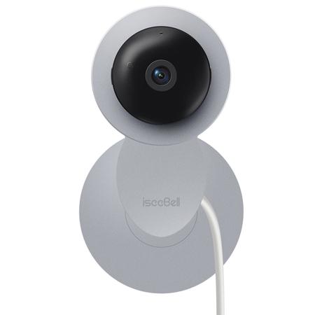 IseeBell Home Camera, 1080p WiFi Cloud Recording, Silver