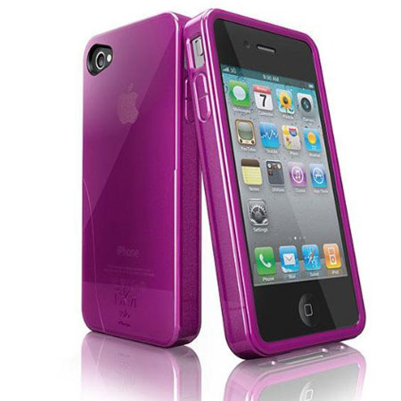 iSkin Solo TPU Silicone Case for iPhone 4/4S, Pink