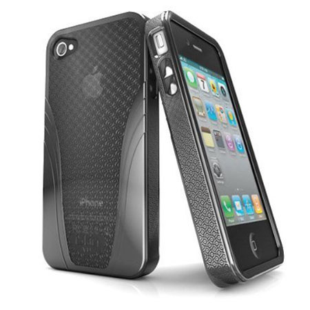 iSkin Solo VU Case for iPhone 4/4S, Black