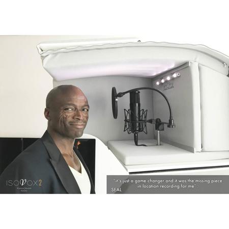 ISOVOX 2 Portable Vocal Isolation Booth, Midnight MIDNIGHTVOCALSTUDIO