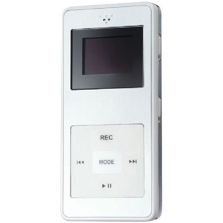 iSonic Snapbox X2 2-Gig MP3 Player, FM Tuner/Recording, Video Playback (AMV File) Voice Recording / Playback, Video Game, Color: White