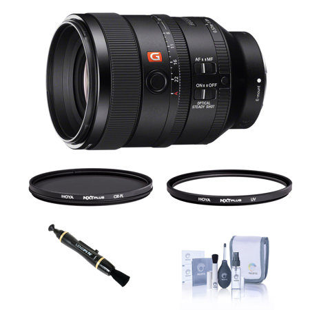 Sony FE 100mm f/2.8 STF GM OSS Lens for Sony E with Hoya 72mm UV+CPL Filter Kit