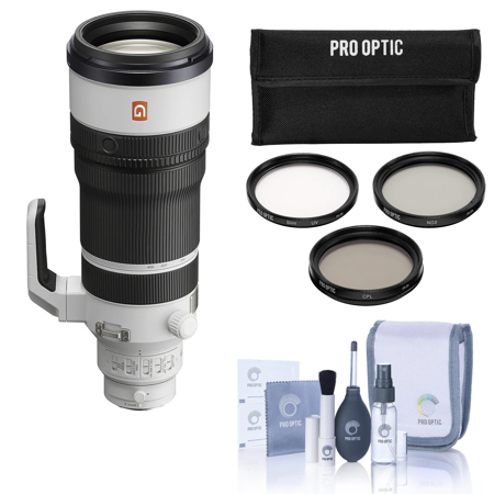 Sony FE 100-400mm f/4.5 GM OSS Lens, Bundle with Filter Kit