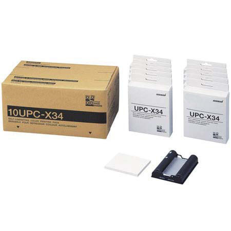 DNP 10UPCX34 3.5x4in Self-Laminating Color Print Pack