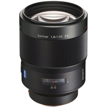 Sony 135mm f/1.8 Sonnar T* Carl Zeiss Alpha A DSLR Mount Lens