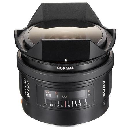 USED Sony 16mm f/2.8 a (alpha) Mount Digital SLR Fisheye Lens
