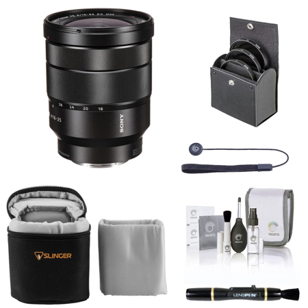 Sony Vario-Tessar T* FE 16-35mm f/4 ZA OSS Lens for Sony E with Accessories Kit