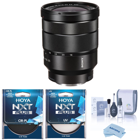 Sony Vario-Tessar T* FE 16-35mm f/4 ZA OSS Lens for Sony E, with 72mm Filter Kit