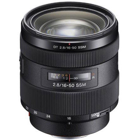 Sony 16-50mm f/2.8 DT a Mnt Zoom Lens, Bundle w/7 Yr Warranty, Filter, Cleaning