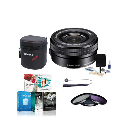 Sony 16-50mm F3.5-5.6 OSS E-Mount Pancake Lens with Accessories