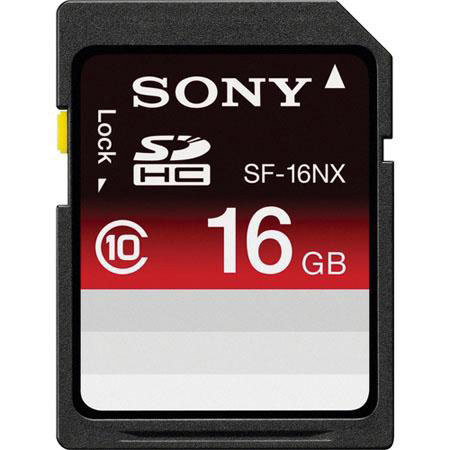 Sony SDHC 16GB Class 10 Memory Card with File Rescue Software, 22 Mbps - Pack of 2