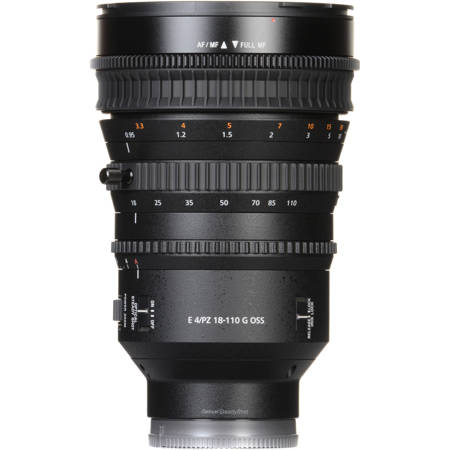 レンズ(ズーム) Sony E PZ 18-110mm F4 G OSS Sony E PZ 18–110 mm F4 G OSS APS-C Standard Power Zoom G Lens