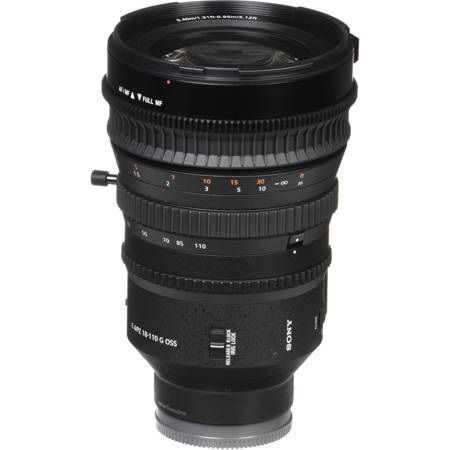 Sony E PZ 18–110 mm F4 G OSS APS-C Standard Power Zoom G Lens