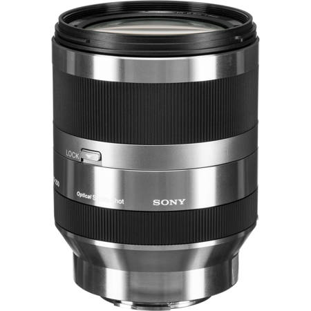 Sony 18-200mm f/3.5-6.3 OSS E-mount NEX Series Camera Lens, Silver
