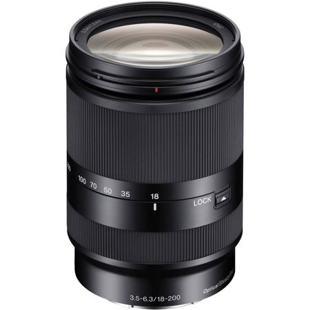 Sony 18-200mm f/3.5-6.3 OSS LE E-Mount NEX Camera Lens - Black