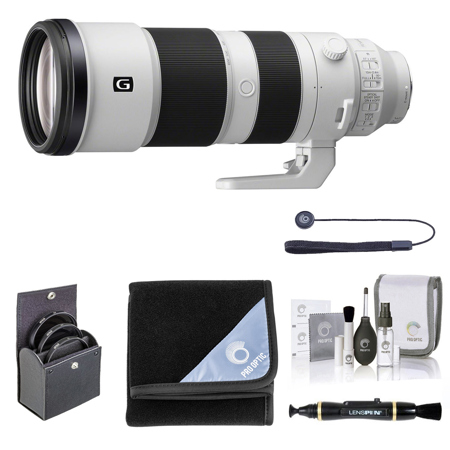 Sony FE 200-600mm f/5.6-6.3 G OSS Lens for Sony E with Accessories Kit