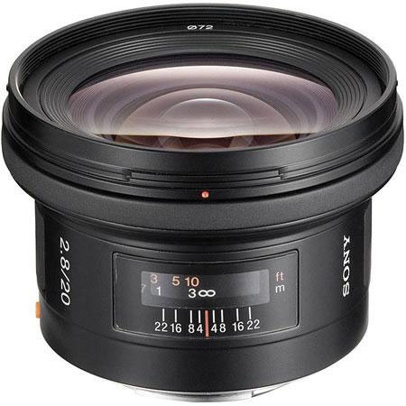 Sony 20mm f/2.8 Alpha A Mount Wide Angle Lens (OPEN BOX)
