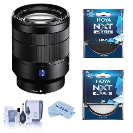 Sony Vario-Tessar T* FE 24-70mm f/4 ZA OSS Lens for Sony E with 67mm Filter Kit